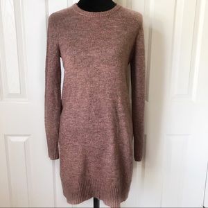 MARLED Extra Long Heather Mauve Sweater Size Small